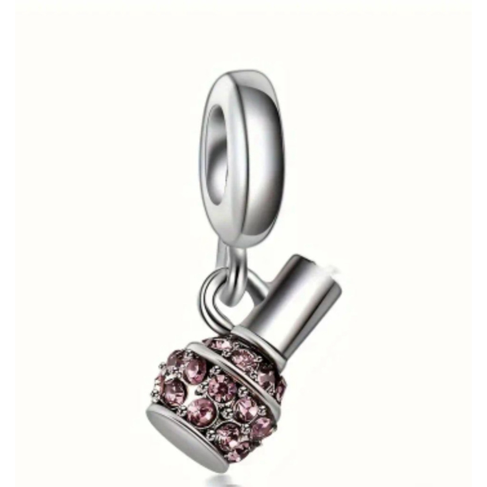 Charm Silver and Pink